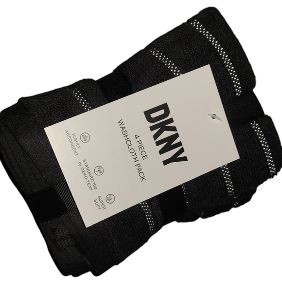 💕NWT DKNY WASHCLOTH SET💕4 PACK💕 - Picture 2 of 5